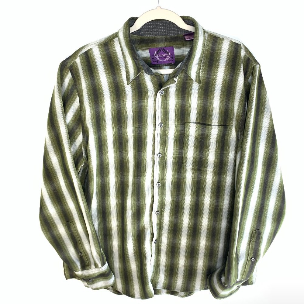 3/$25 Bruno New York Large Long Sleeve Dress Shirt